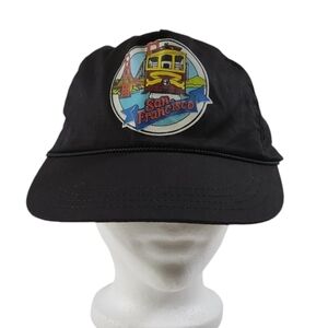 Vintage San Fransisco Tourist Hat Cap Black Snapback Trucker Adult One Size VTG
